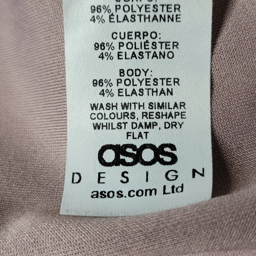 ASOS Curve Pants Size 20 44X31 Pleated Wide Leg Pull On Elastic Waist High Rise